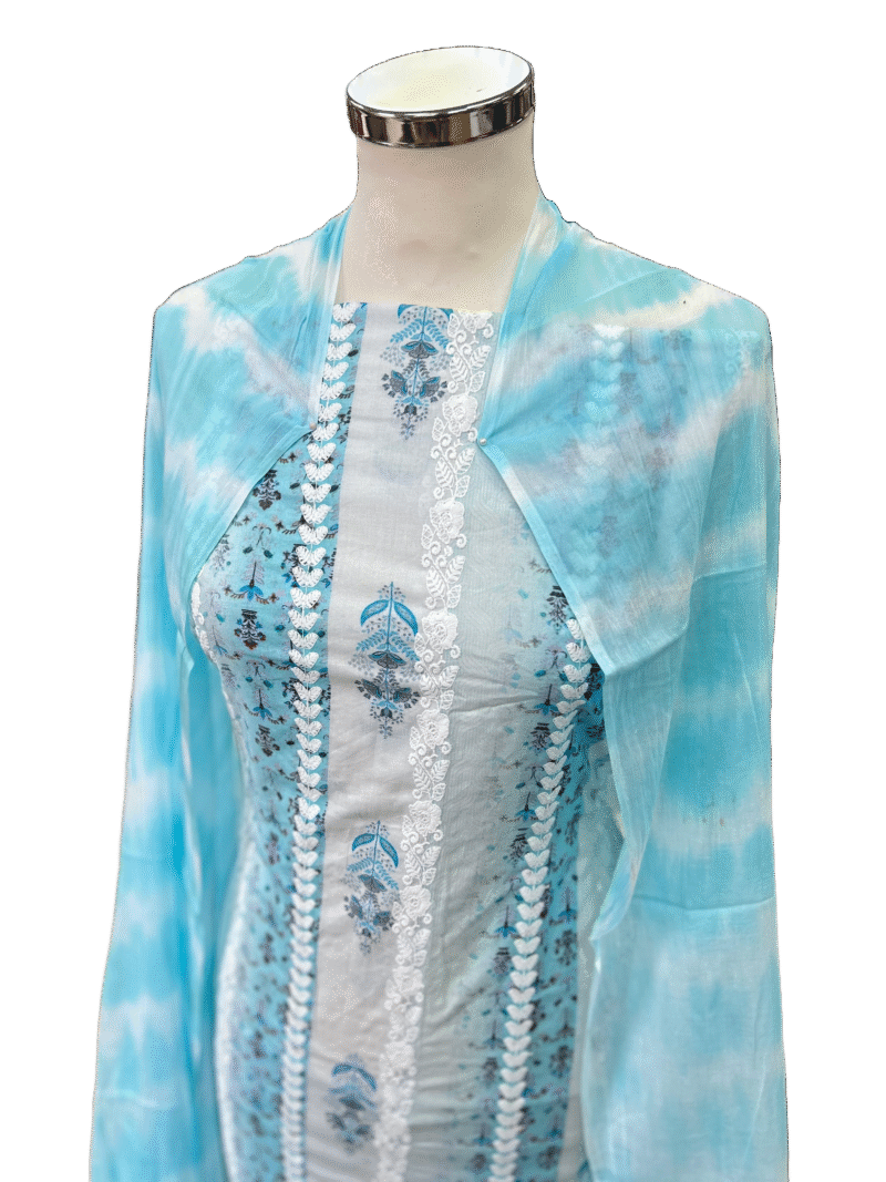 cotton unstitched suit